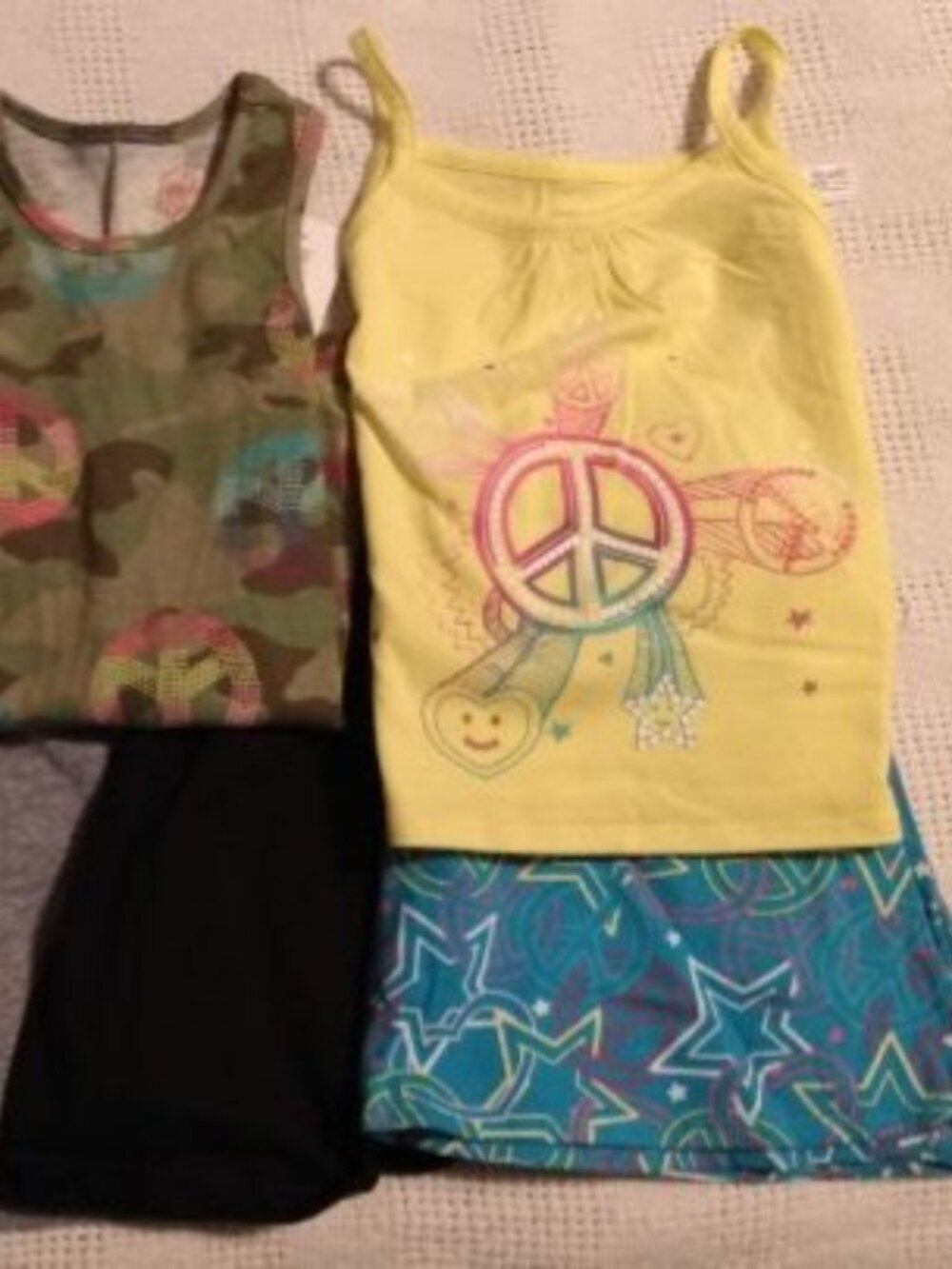 5pc Girl's shirt/shorts coordinates
